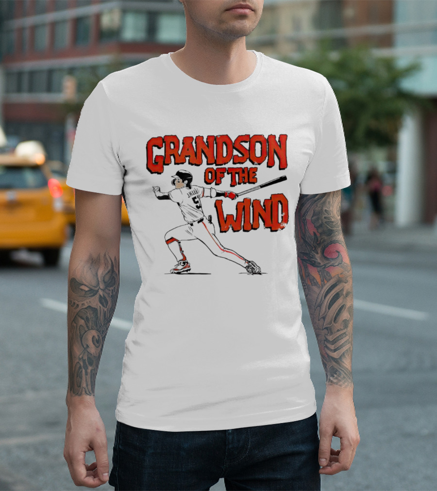 Jung Hoo Lee Grandson of the Wind San Francisco Giants T-Shirt