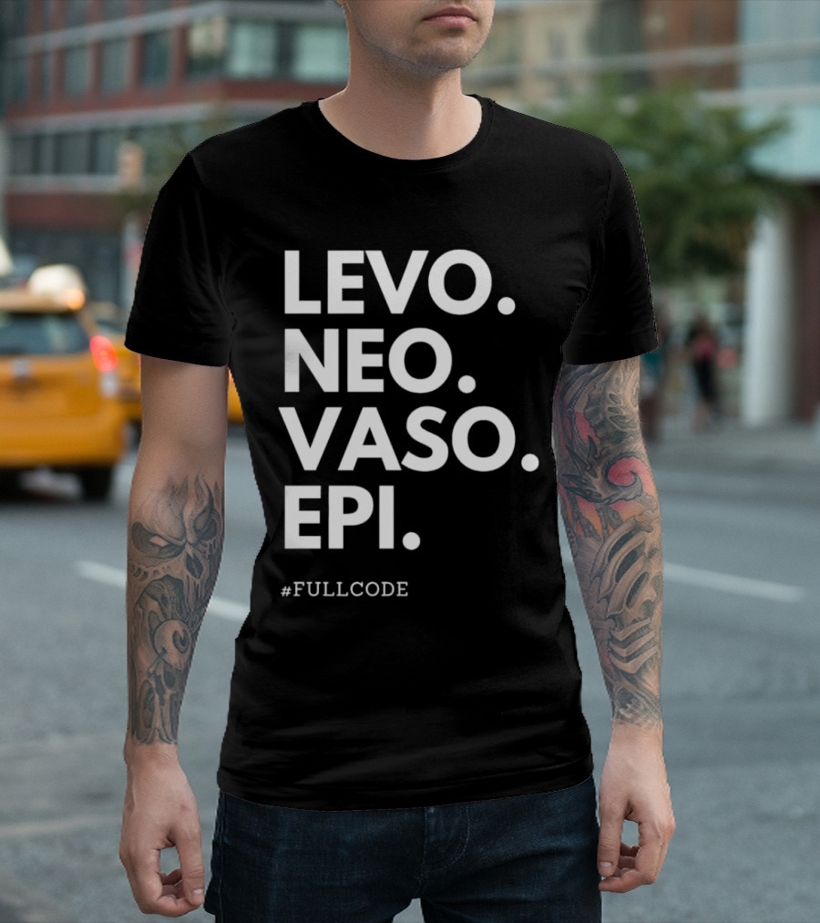 Levo Neo Vaso Epi Fullcode Text T-Shirt