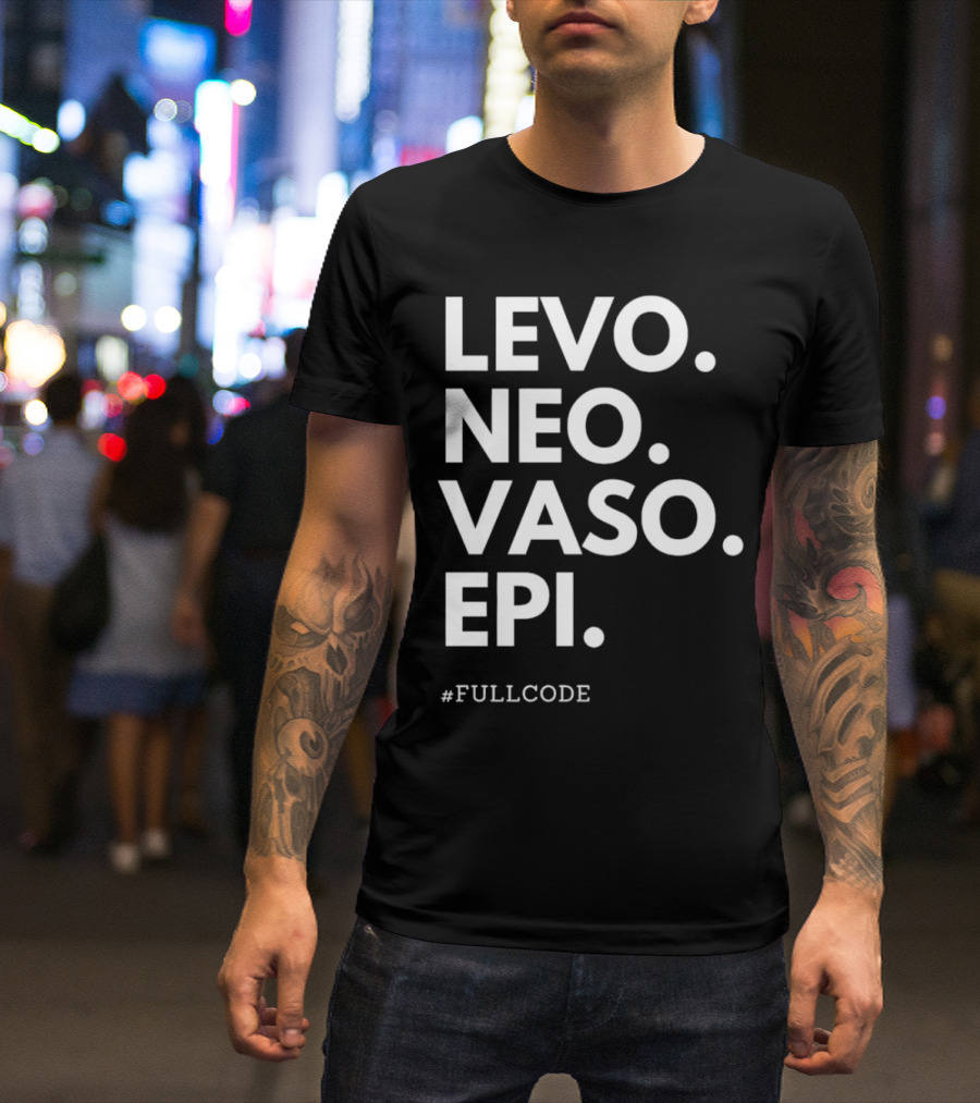 Levo Neo Vaso Epi Fullcode Text T-Shirt