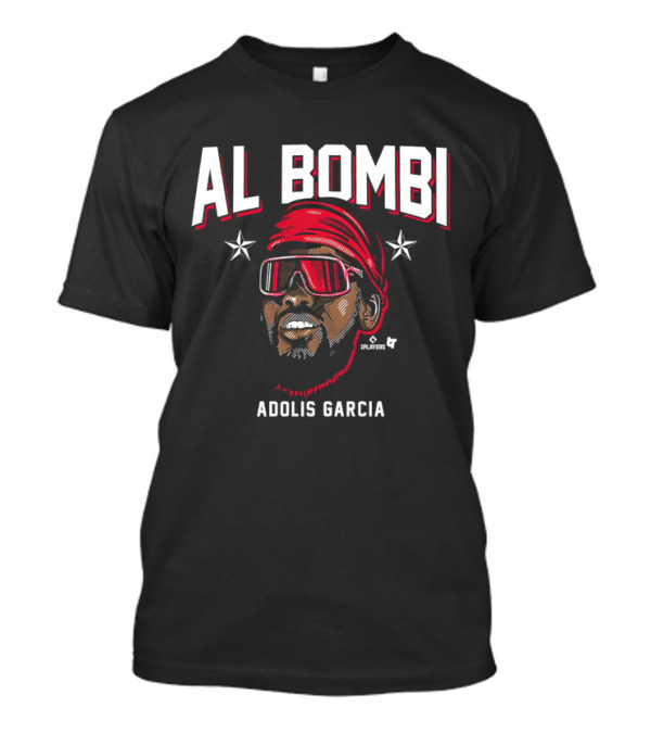 Adolis Garcia Al Bombi Players Shirt With Red Bandana And Sunglasses T-Shirt