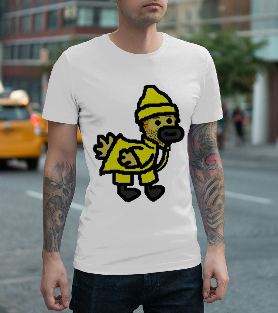 Fall Guy Gosling Bearded Yellow Raincoat Sprite T-Shirt