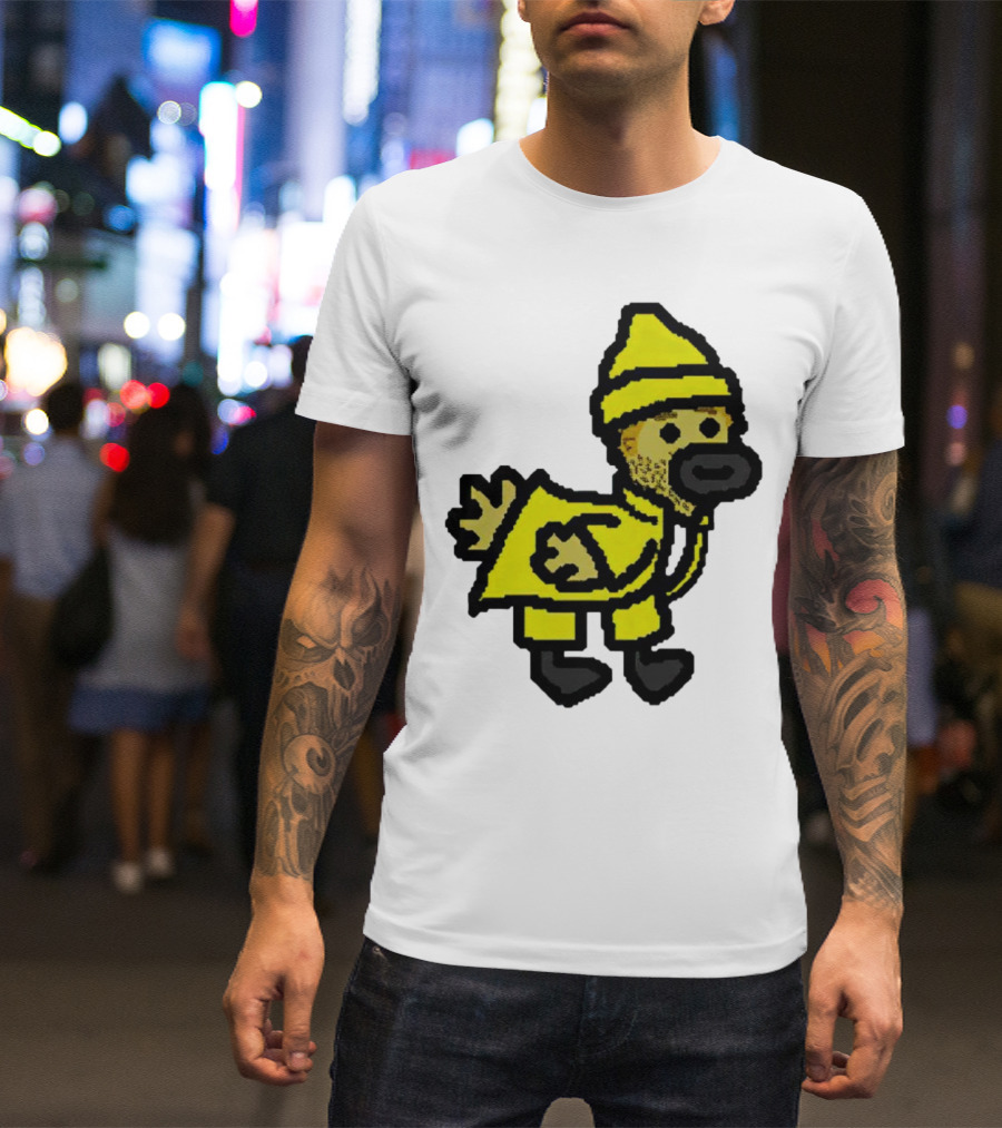 Fall Guy Gosling Bearded Yellow Raincoat Sprite T-Shirt