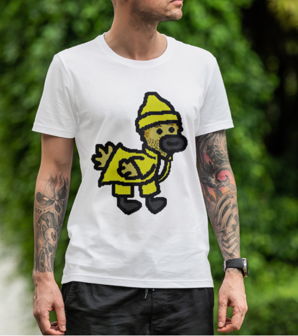 Fall Guy Gosling Bearded Yellow Raincoat Sprite T-Shirt
