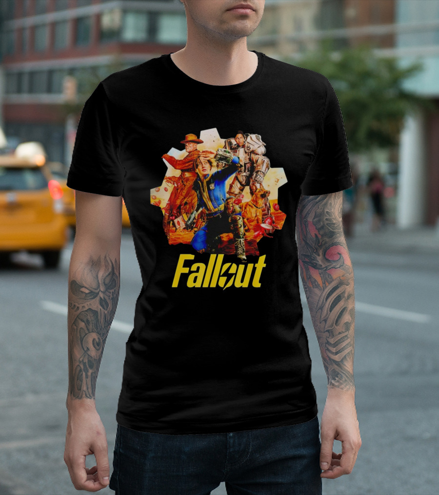 Fallout New Vegas Power Armor Dog旅者 T-Shirt