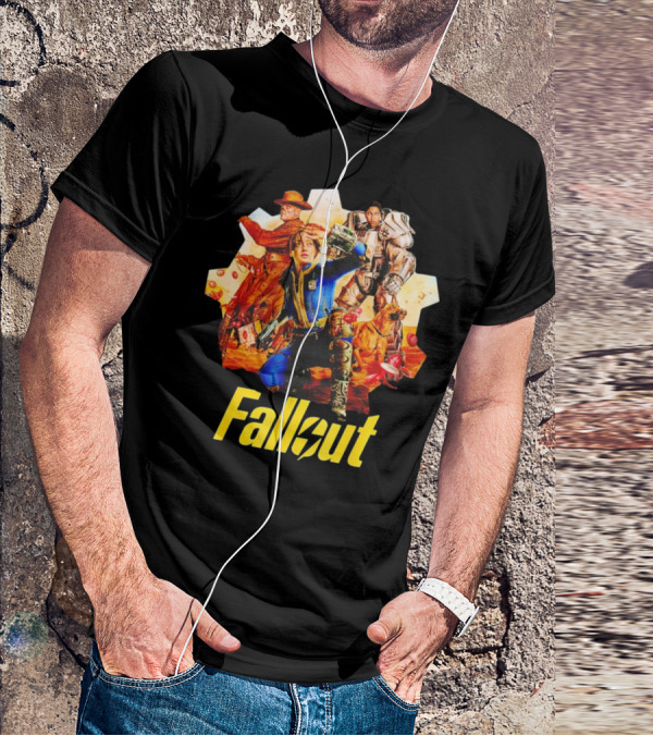 Fallout New Vegas Power Armor Dog旅者 T-Shirt
