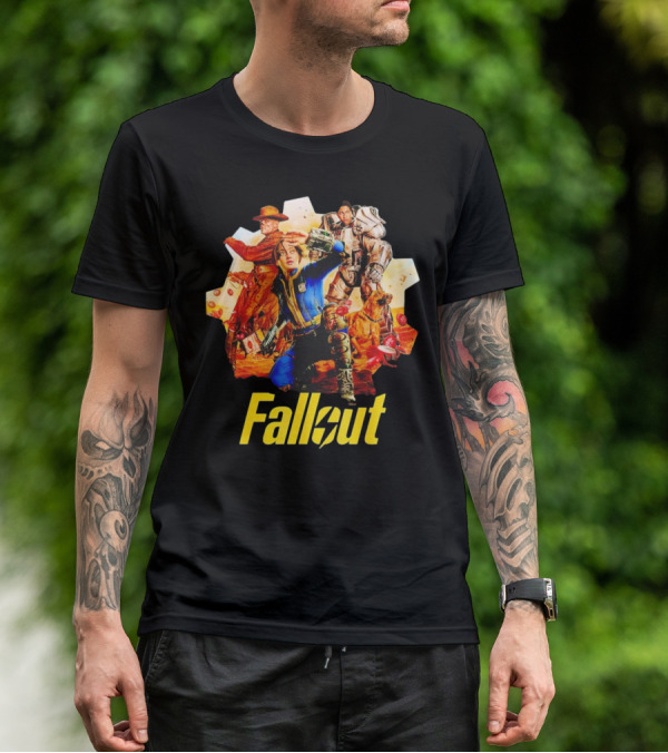 Fallout New Vegas Power Armor Dog旅者 T-Shirt
