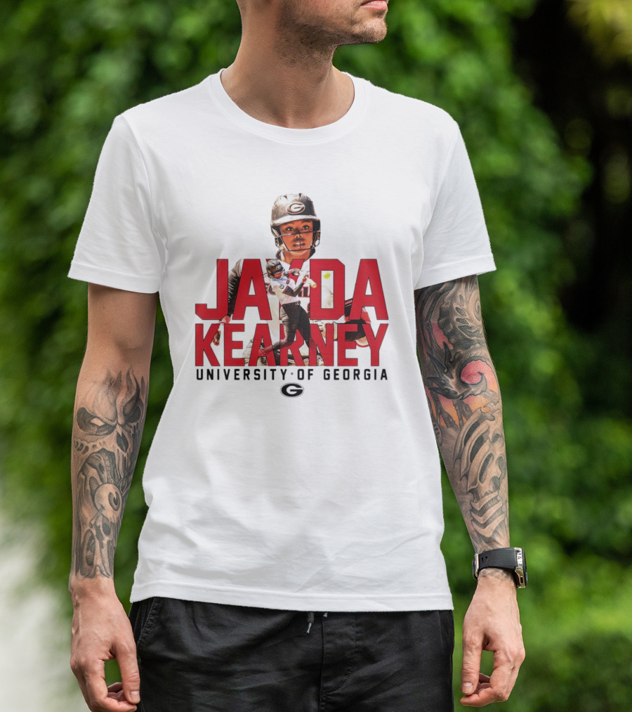 Jayda Kearney University Of Georgia Softball Player Collage T-Shirt