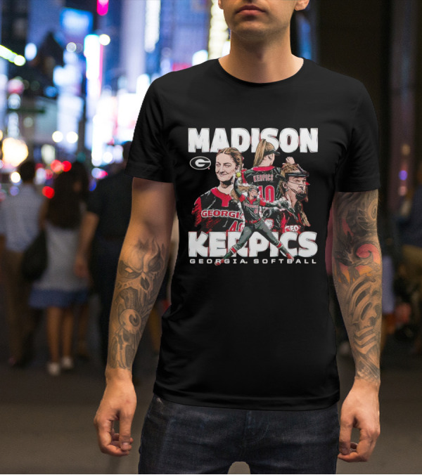 Madison Kerpics Georgia Softball NCAA Collage Player T-Shirt