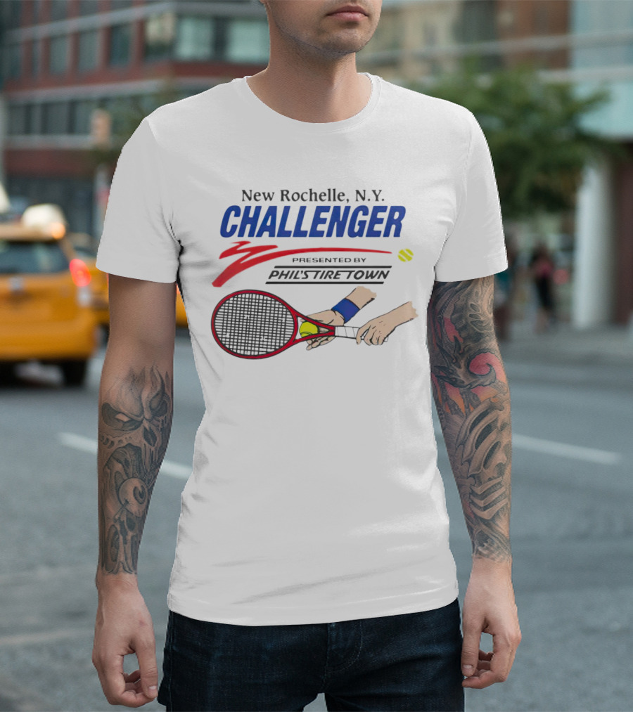 New Rochelle NY Challenger Tennis Tournament Presented By Philstiretown T-Shirt