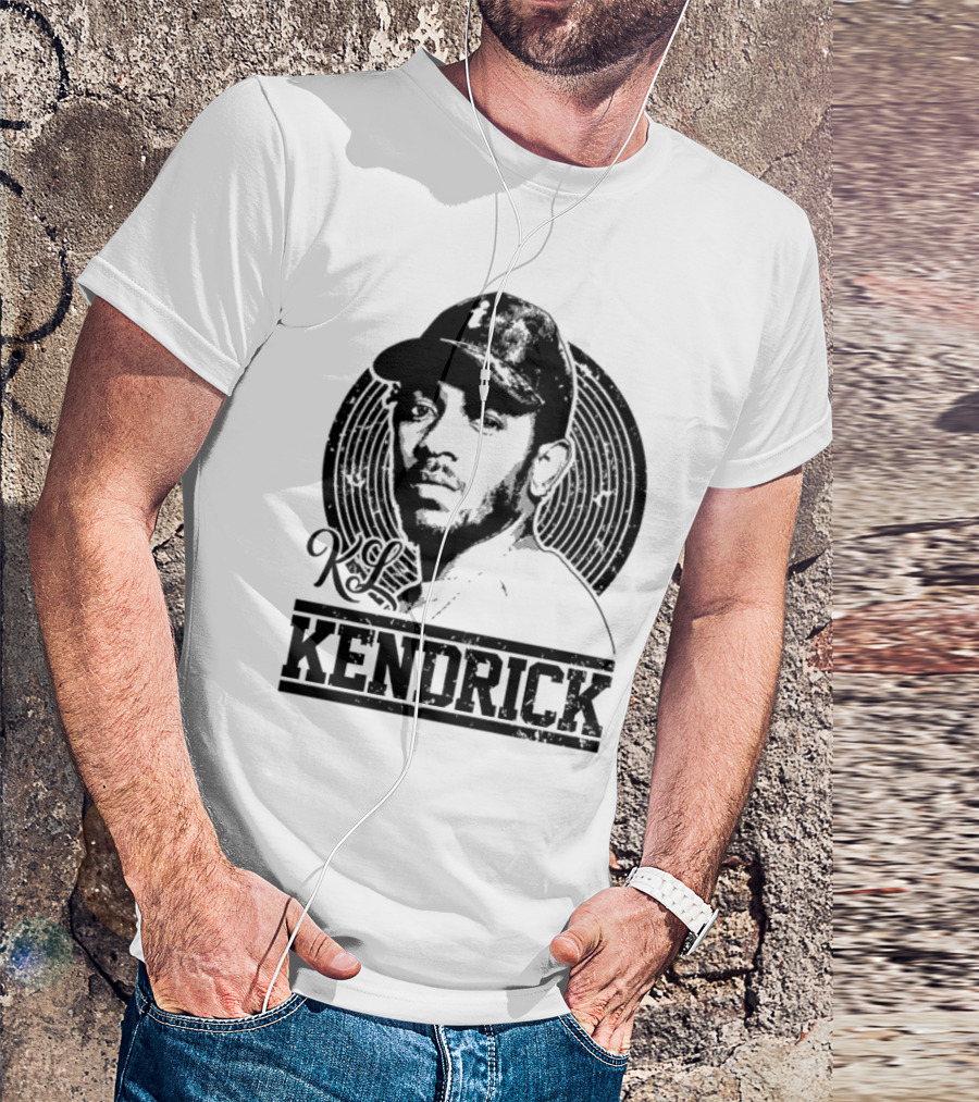 Kendrick Lamar KL Iconic Tribute Circular T-Shirt