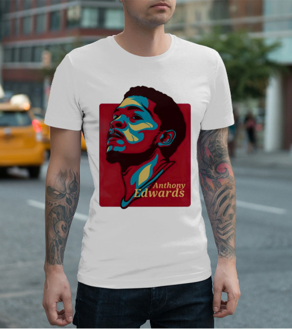 Anthony Edwards Minnesota Timberwolves NBA Player T-Shirt