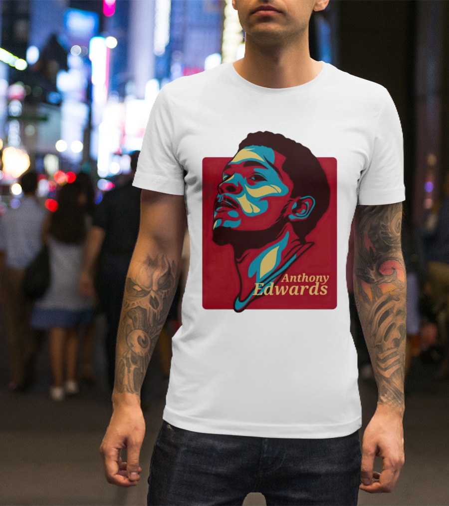 Anthony Edwards Minnesota Timberwolves NBA Player T-Shirt