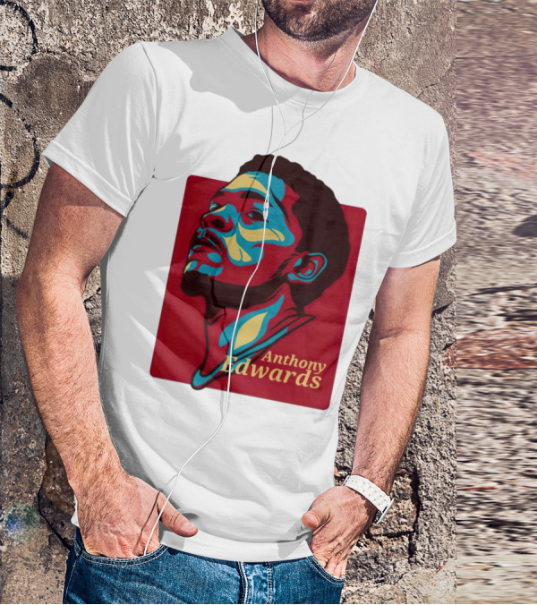 Anthony Edwards Minnesota Timberwolves NBA Player T-Shirt