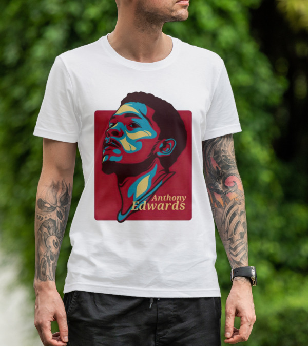 Anthony Edwards Minnesota Timberwolves NBA Player T-Shirt
