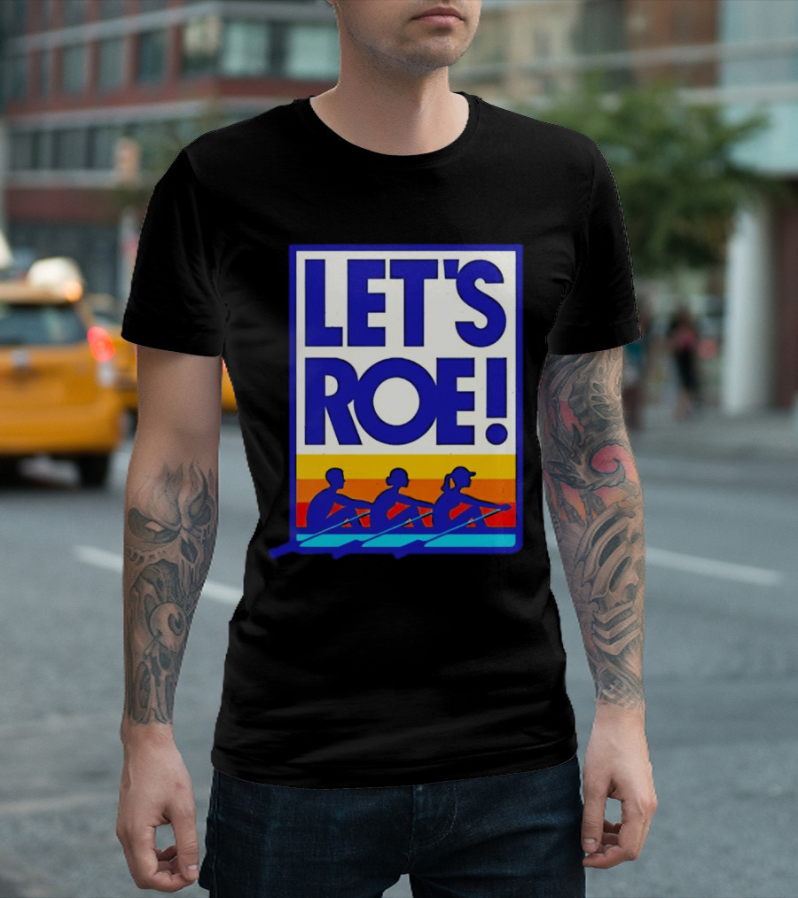 LET'S ROE Sunset Rowing T-Shirt