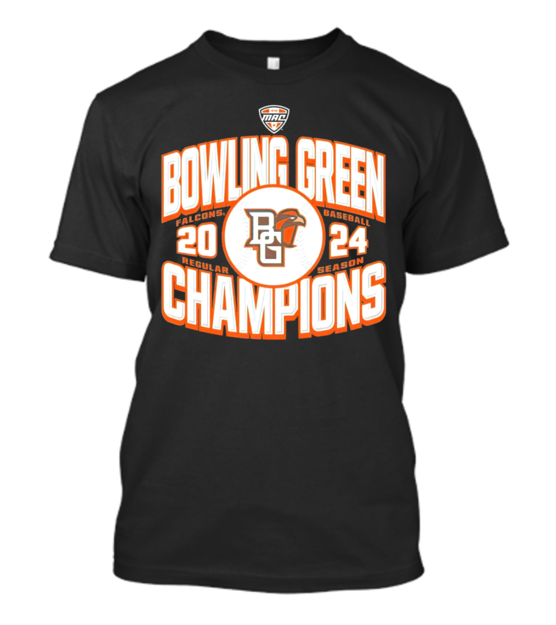 Bowling Green Falcons Baseball 2024 MAC Regular Season Champions T-Shirt