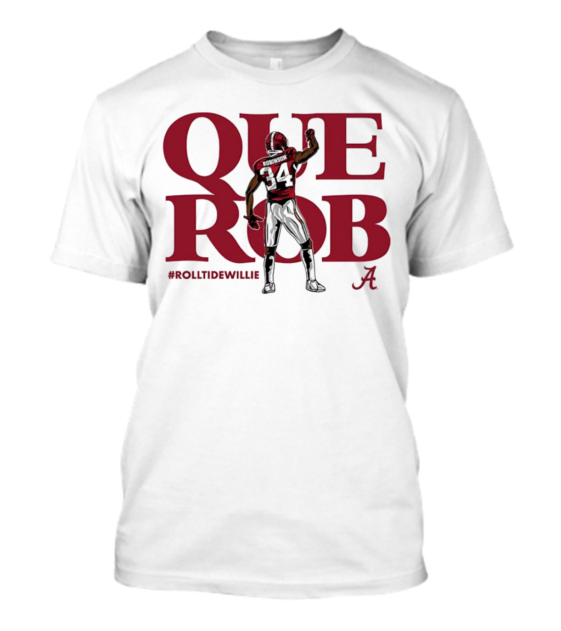 Querob Alabama Crimson Tide Football #RollTideWillie T-Shirt