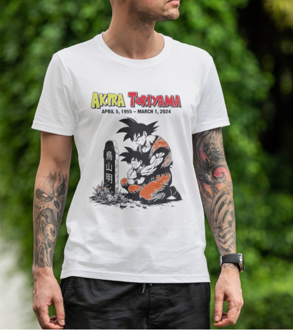Akira Toriyama Dragon Ball Z Memorial Tribute 1955 T-Shirt