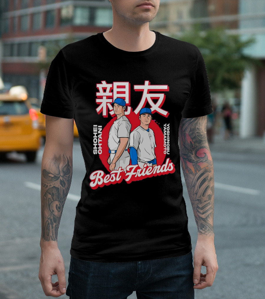 Shohei Ohtani Yoshinobu Yamamoto Best Friends Dodgers T-Shirt
