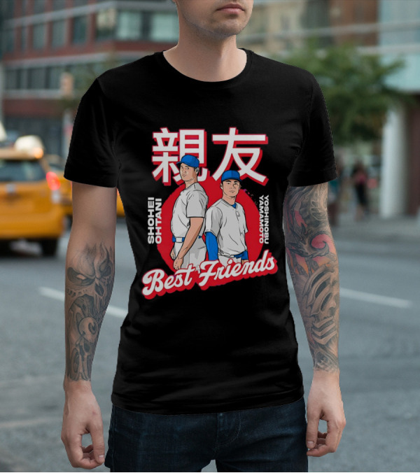 Shohei Ohtani Yoshinobu Yamamoto Best Friends Dodgers T-Shirt