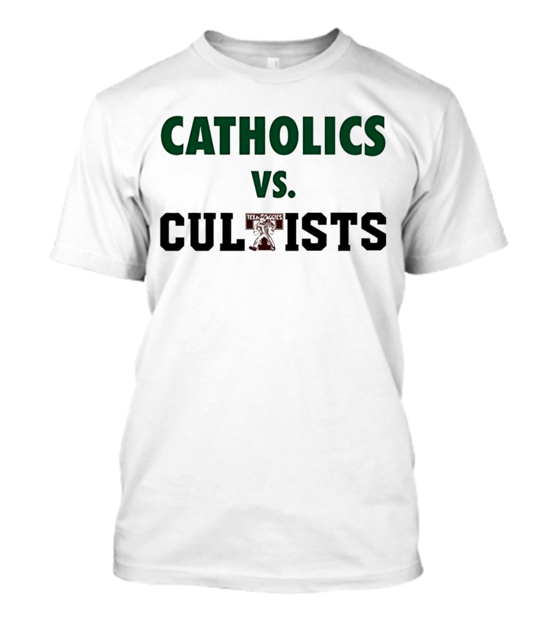 Catholics Vs Cultists Texas Tech T-Shirt