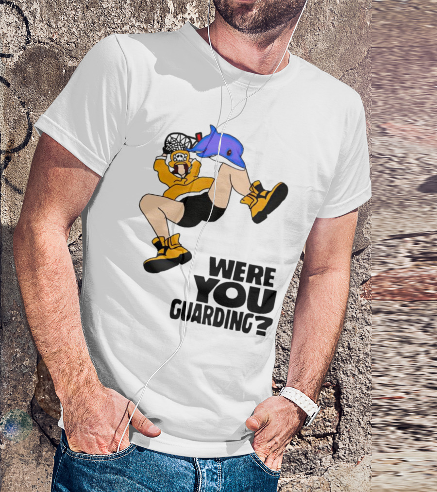 Were You Guarding? Butler 2024 Basketball Dolphin Dunk T-Shirt