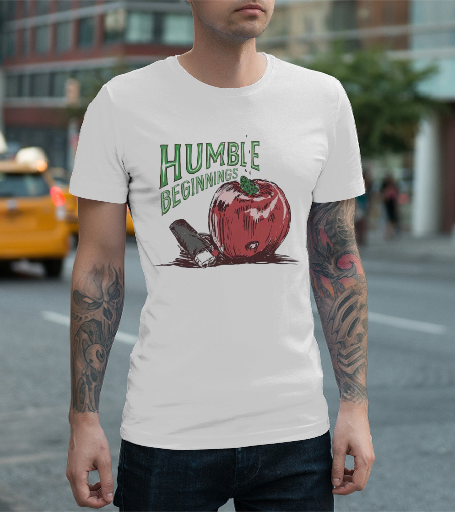 Humble Beginnings Apple with Pencil T-Shirt