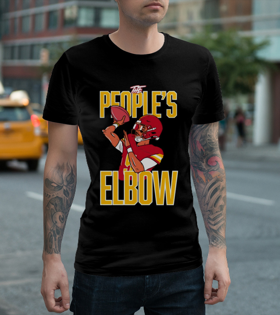 The People’s Elbow Washington Commanders Football Player Quarterback T-Shirt