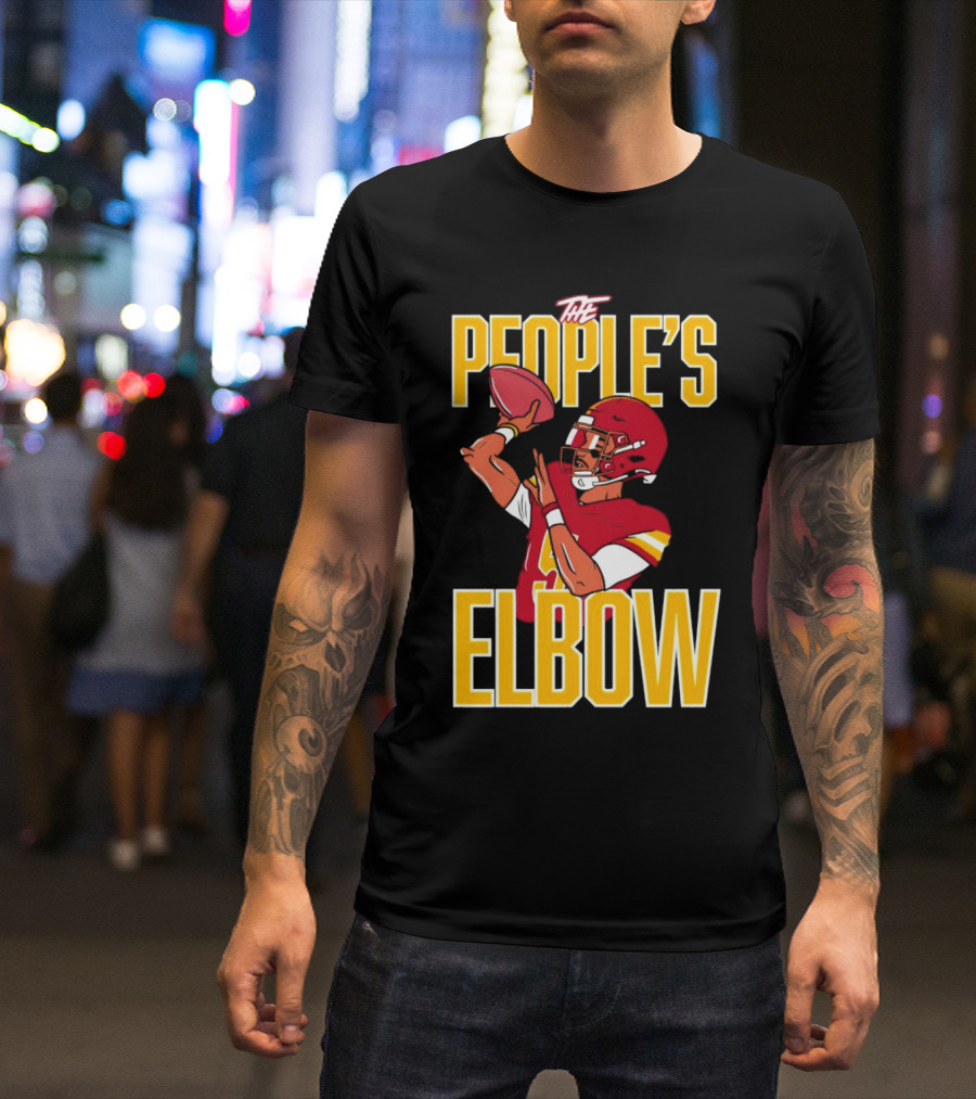 The People’s Elbow Washington Commanders Football Player Quarterback T-Shirt