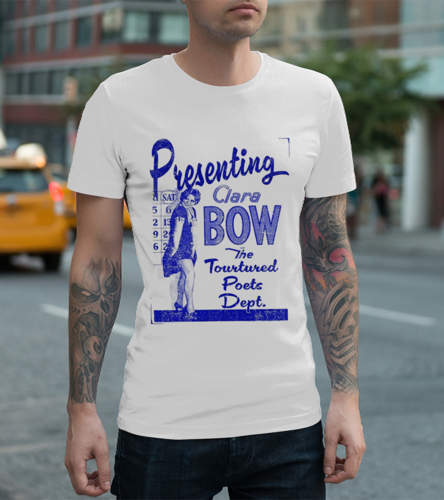 Presenting Clara Bow The Tortured Poets Dept T-Shirt