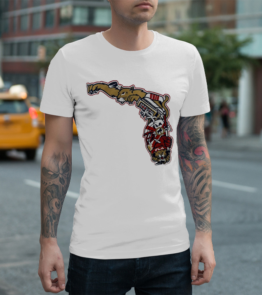 Florida Panthers Let's Hunt State Hockey T-Shirt