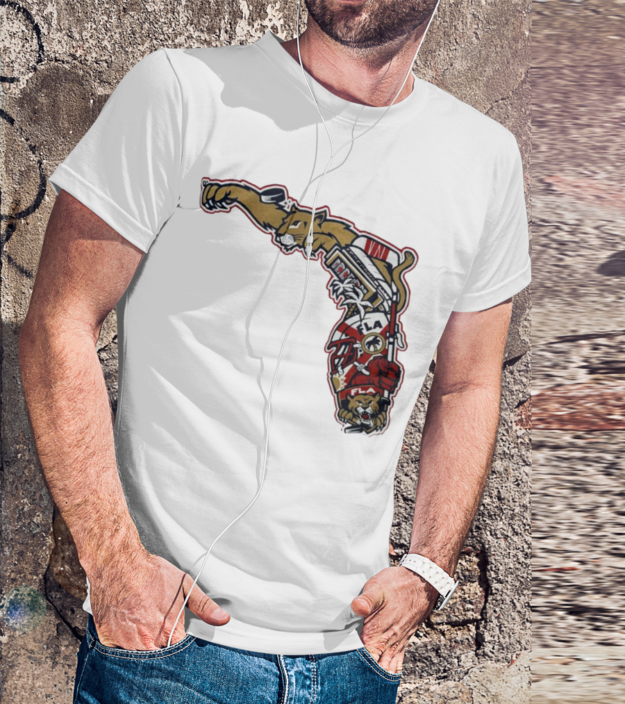 Florida Panthers Let's Hunt State Hockey T-Shirt