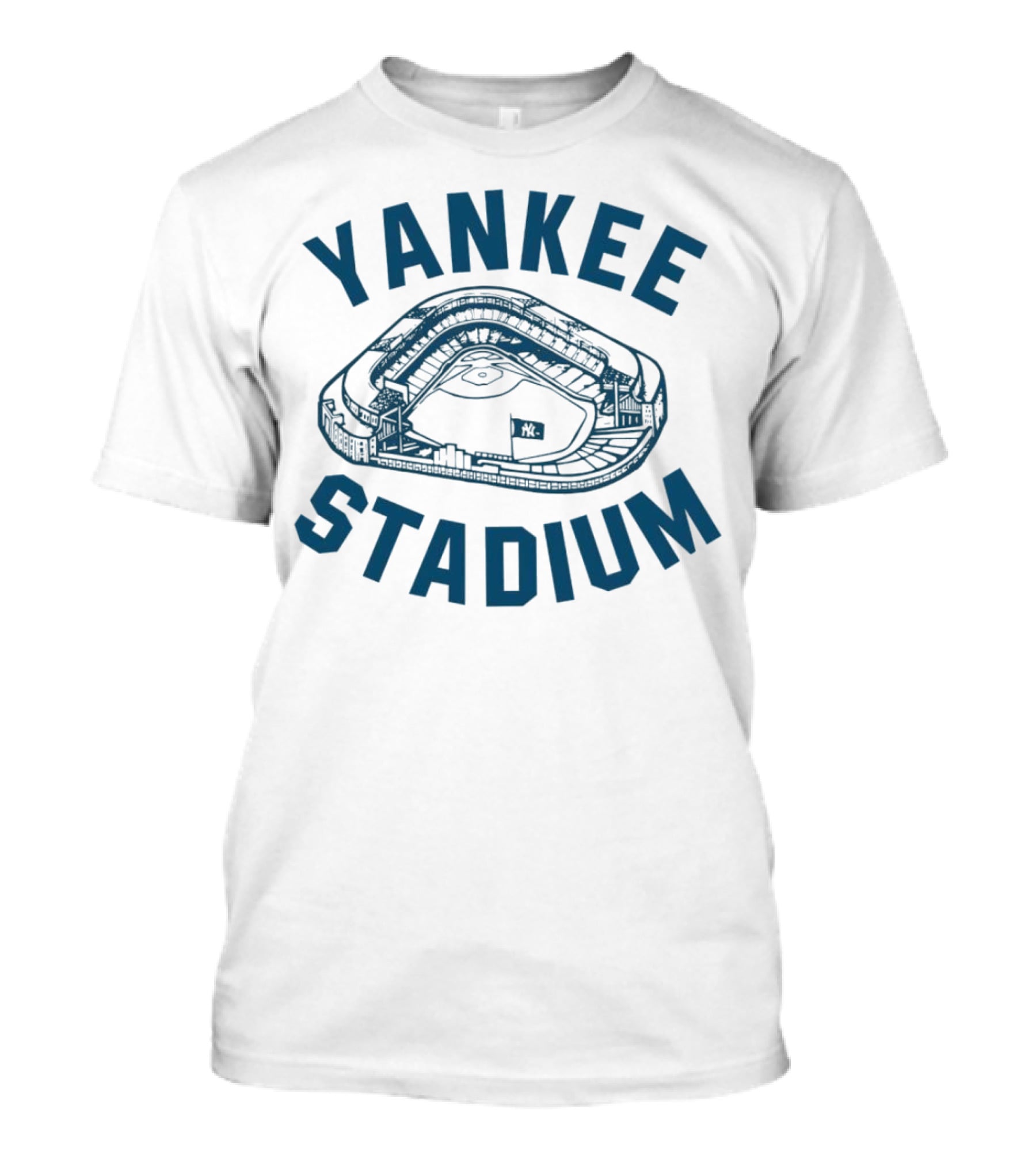 Yankee Stadium Baseball Illustration Yankees T-Shirt