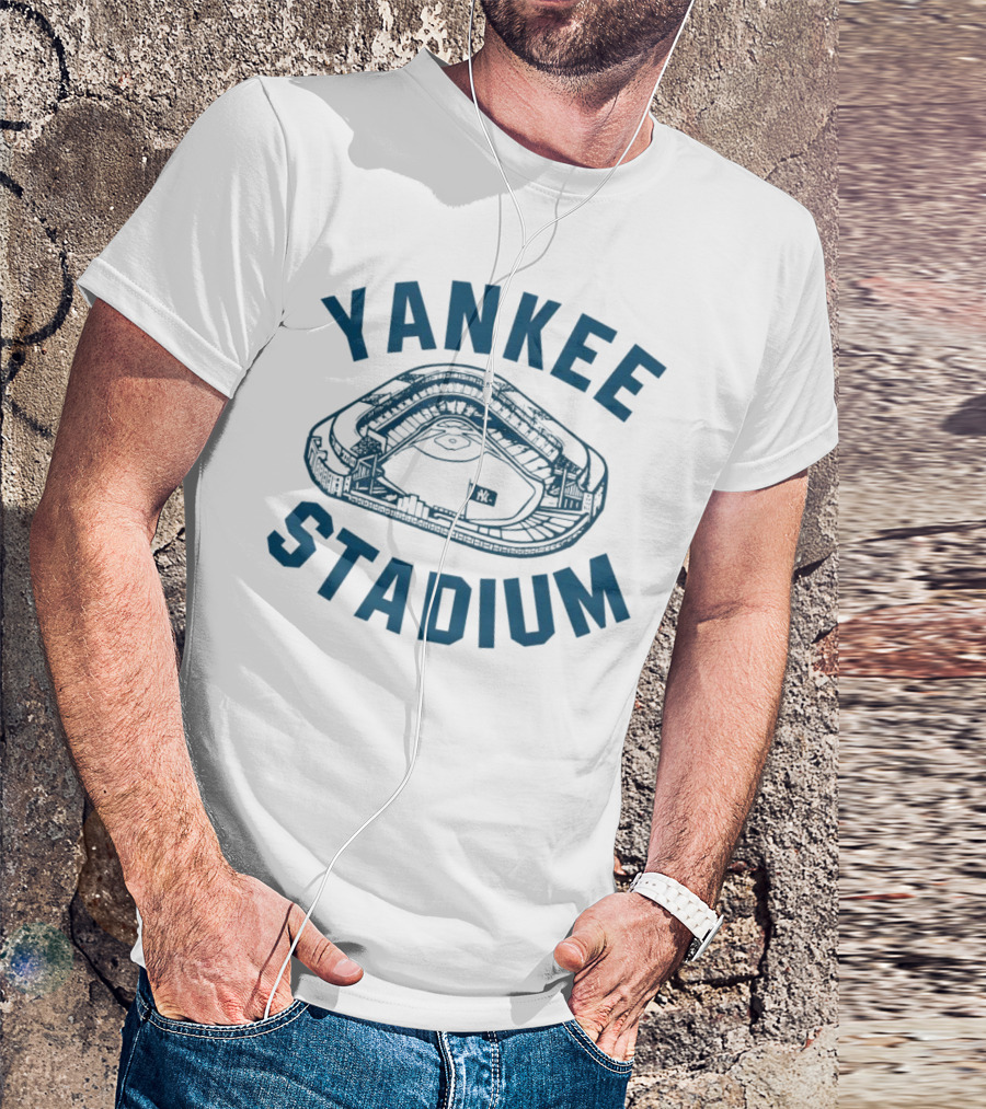 Yankee Stadium Baseball Illustration Yankees T-Shirt