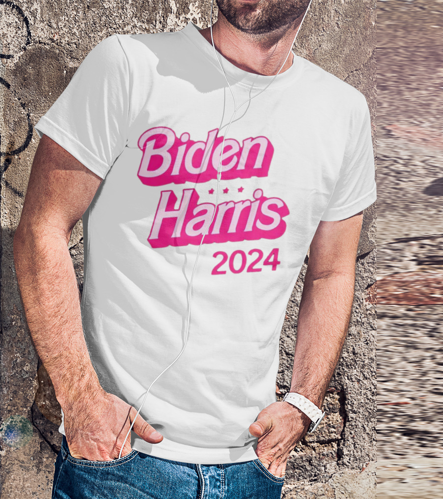 Biden Harris 2024 Pink Barbie T-Shirt