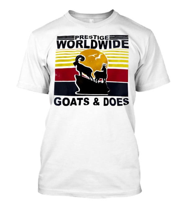 Prestige Worldwide Goats And Does Vintage Sunset T-Shirt