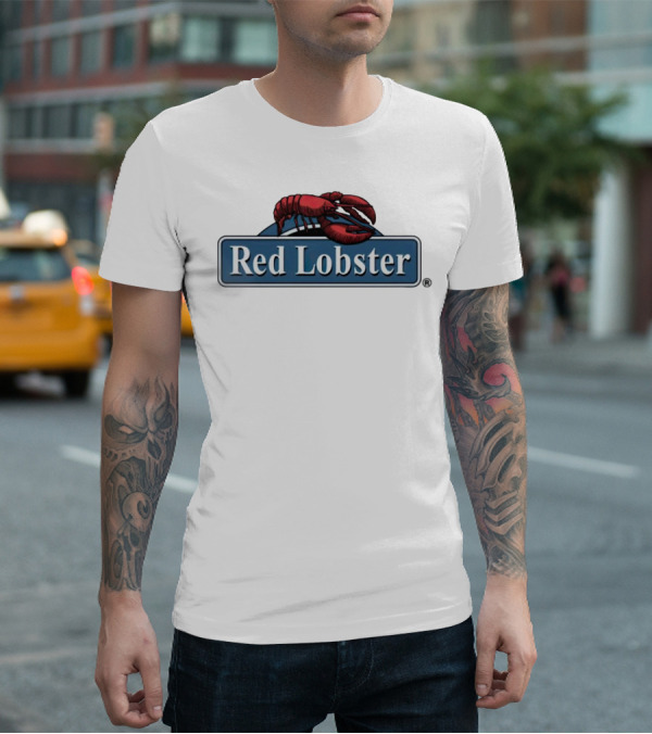 Red Lobster Seafood Restaurant Logo Emblem T-Shirt