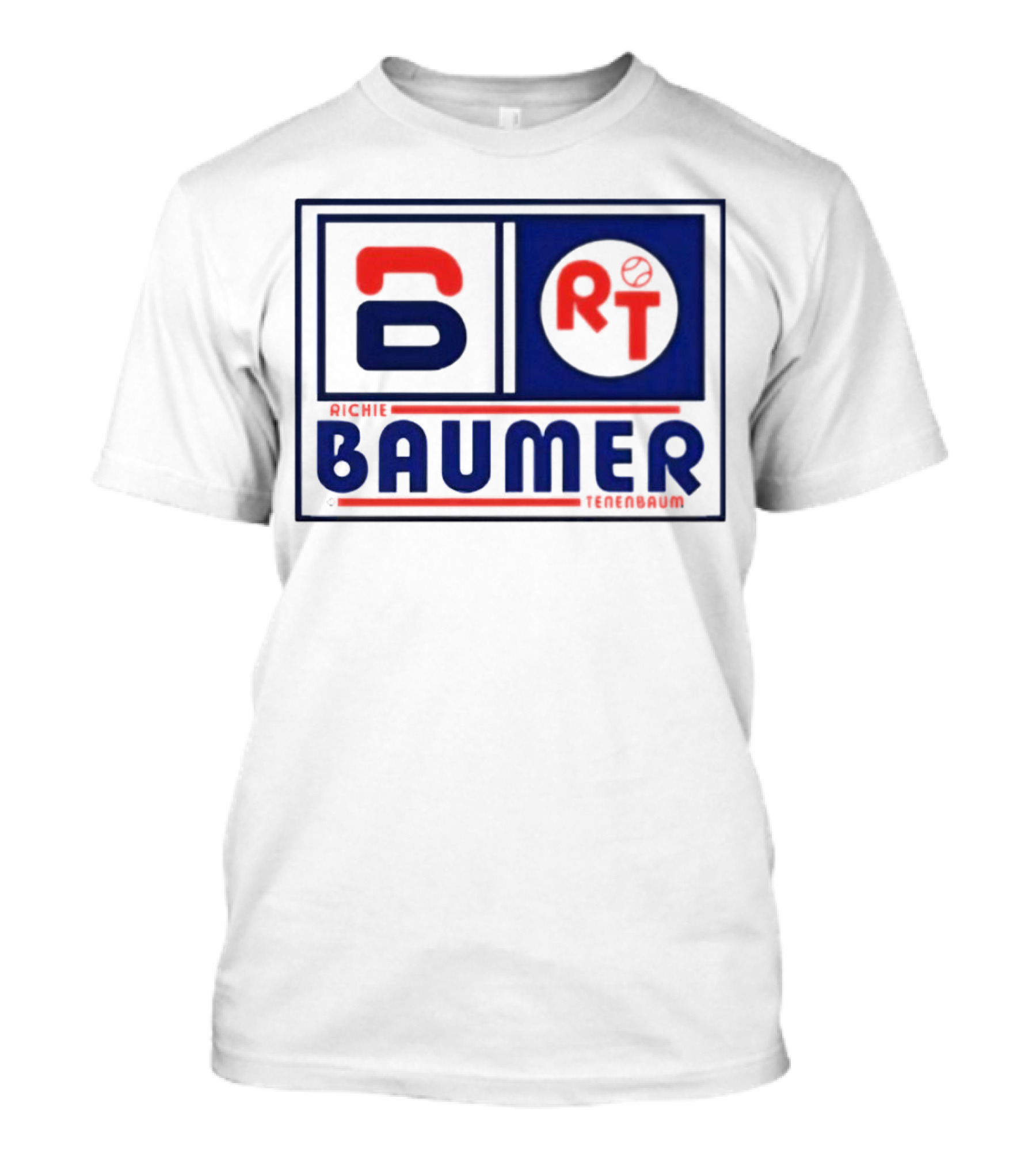 Richie Baumer Tenenbaum Tennis Emblem RT T-Shirt