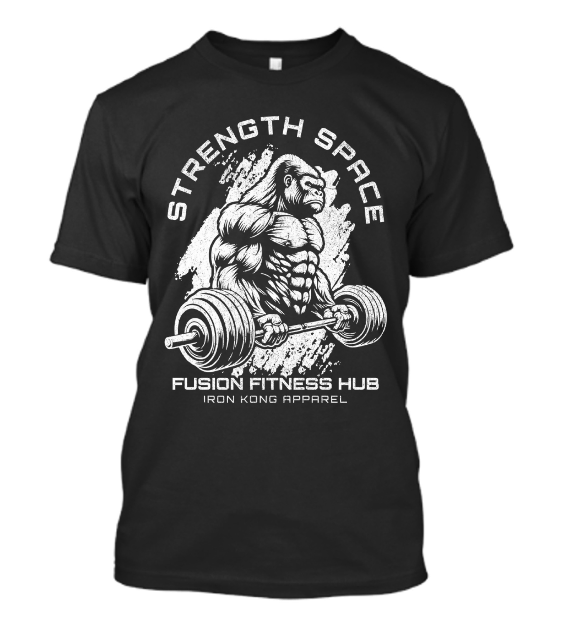 Strength Space Fusion Fitness Hub Iron Kong T-Shirt