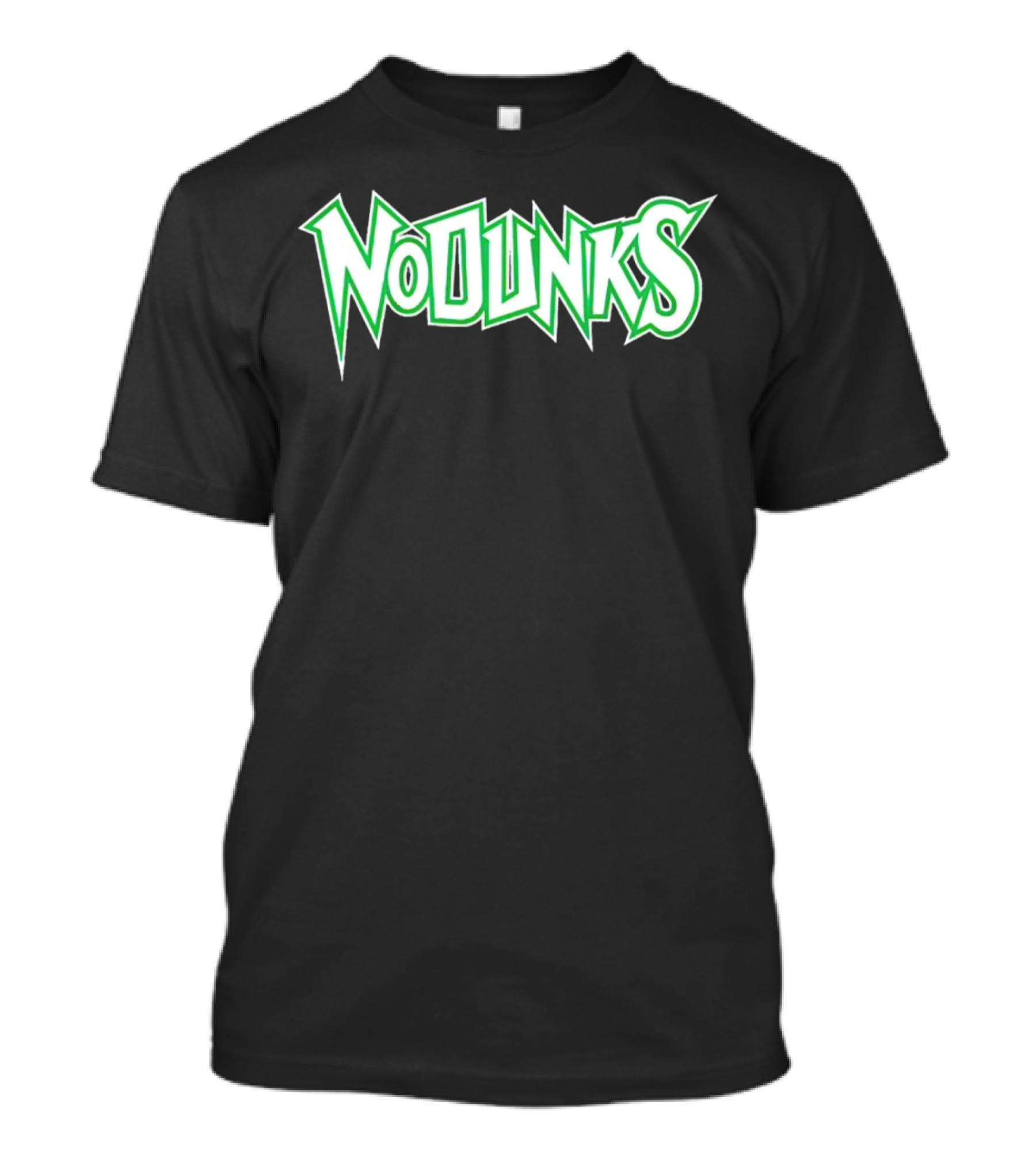Minnesota Timberwolves No Dunks Bold Green Text T-Shirt