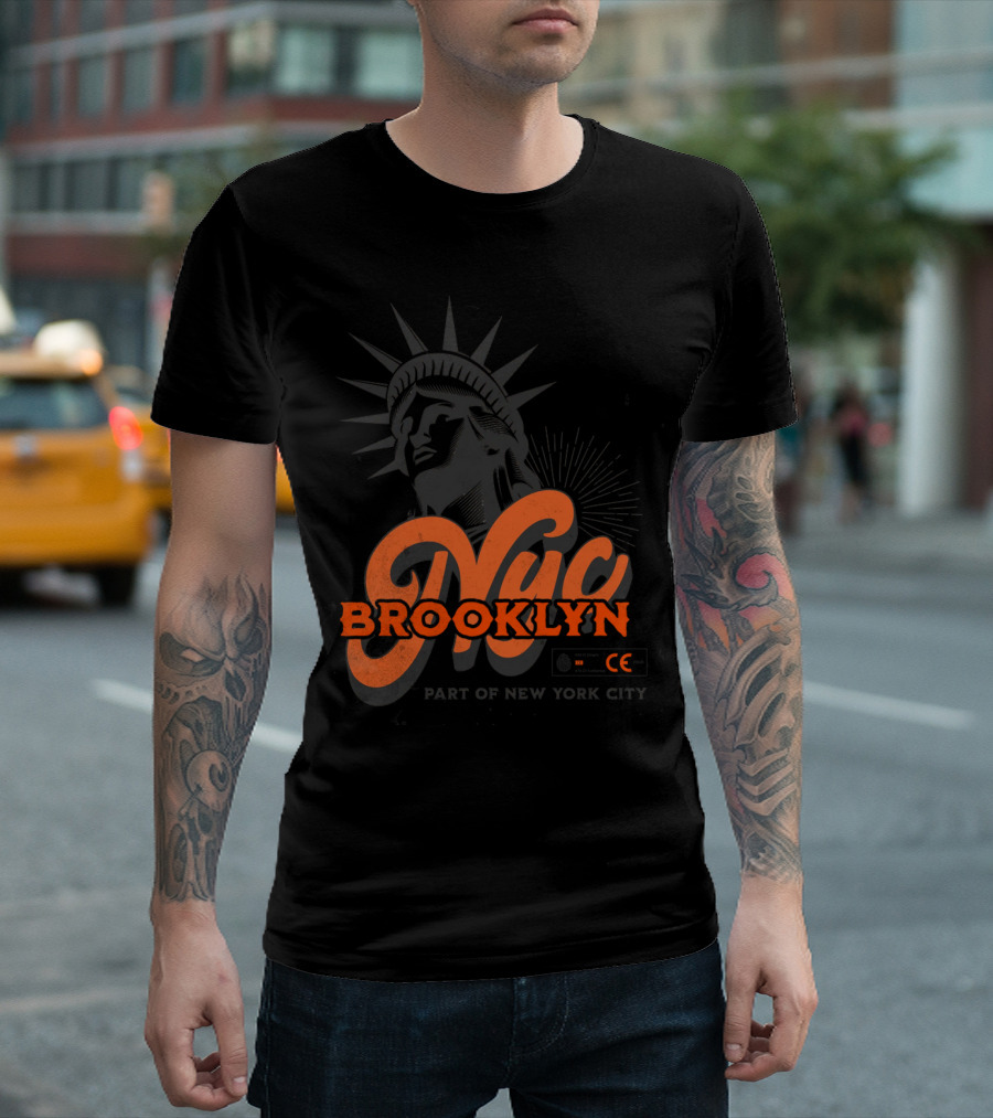 NYC Brooklyn Part of New York City Statue of Liberty T-Shirt