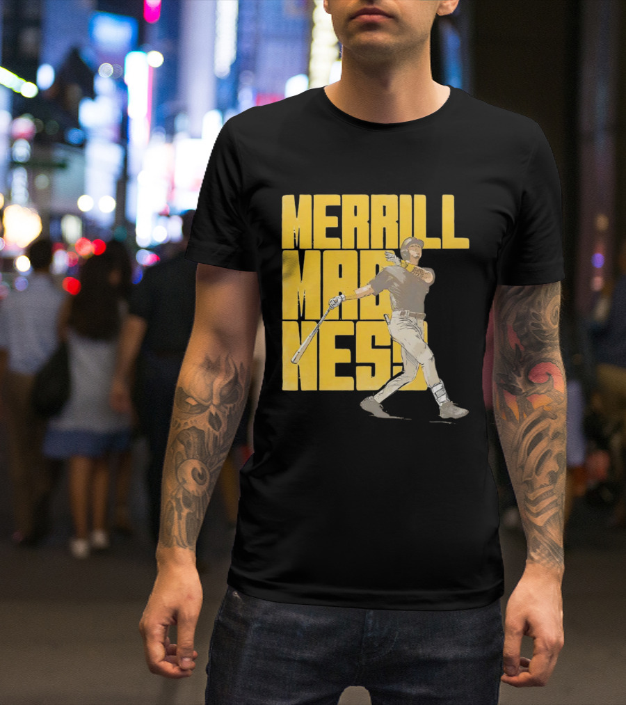 Merrill Madness San Diego Padres Baseball Jackson T-Shirt