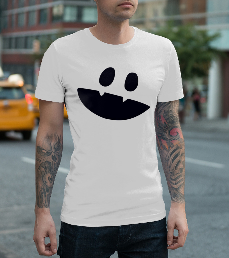 Jack Frost Persona Black Smiley Face T-Shirt
