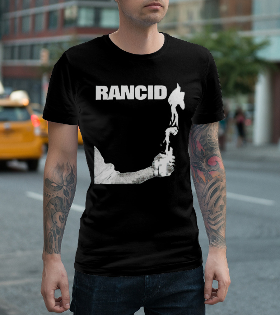 Rancid EP Cover Molotov Cocktail T-Shirt