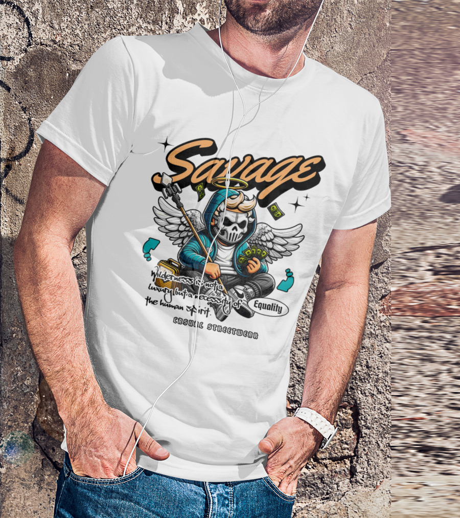 Savage Equality Casual Streetwear Spirit T-Shirt