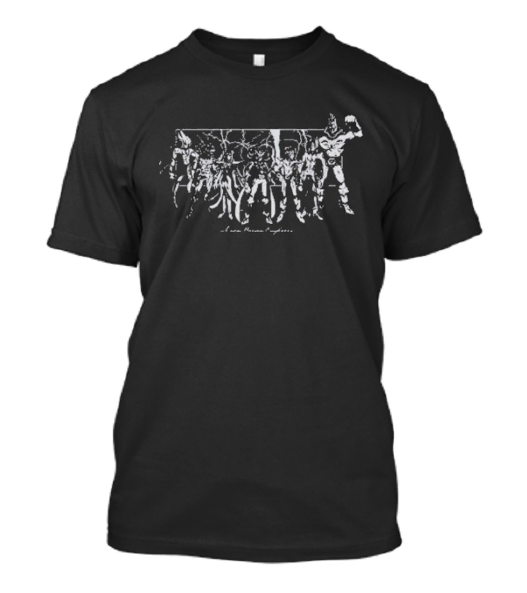 Seven Barian Emperors Yu-Gi-Oh Character Lineup T-Shirt