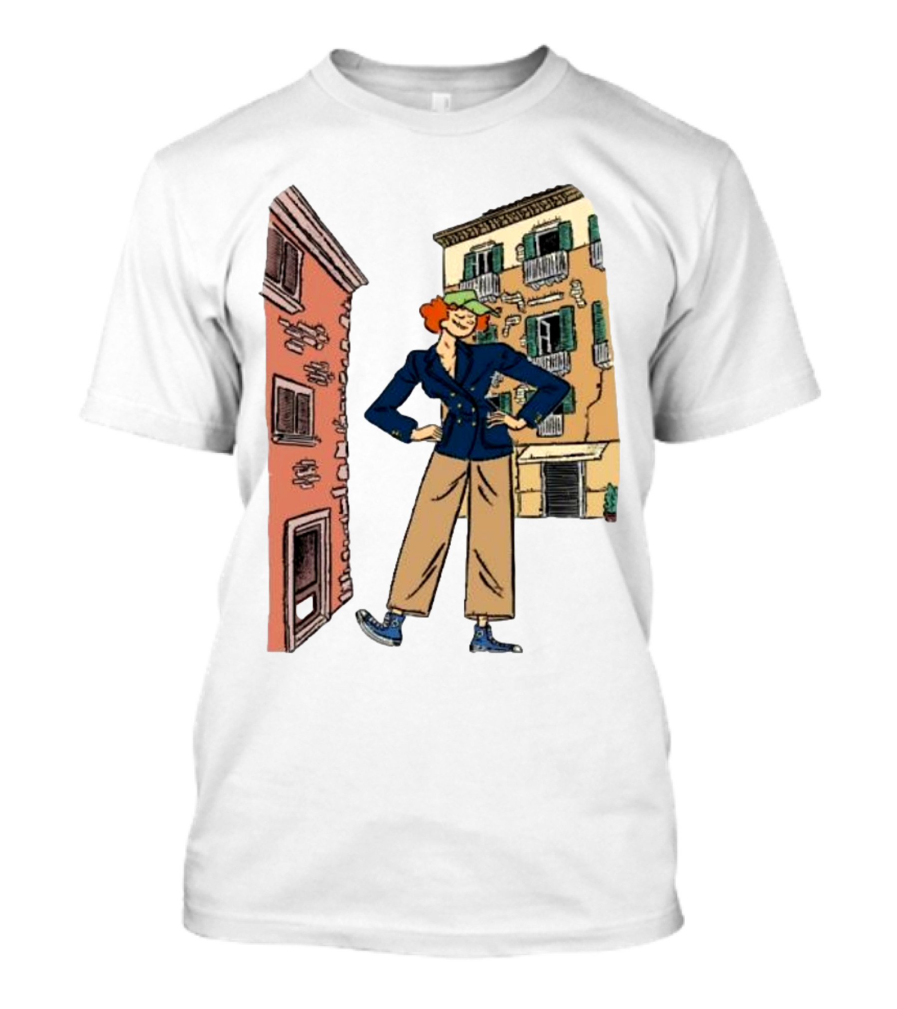 Dick Carroll X Roy Roger’s Positano Chic Casual Stroll T-Shirt