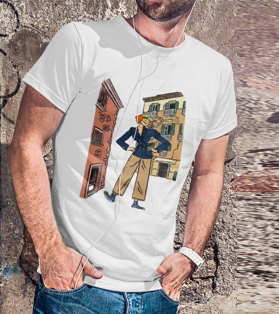 Dick Carroll X Roy Roger’s Positano Chic Casual Stroll T-Shirt