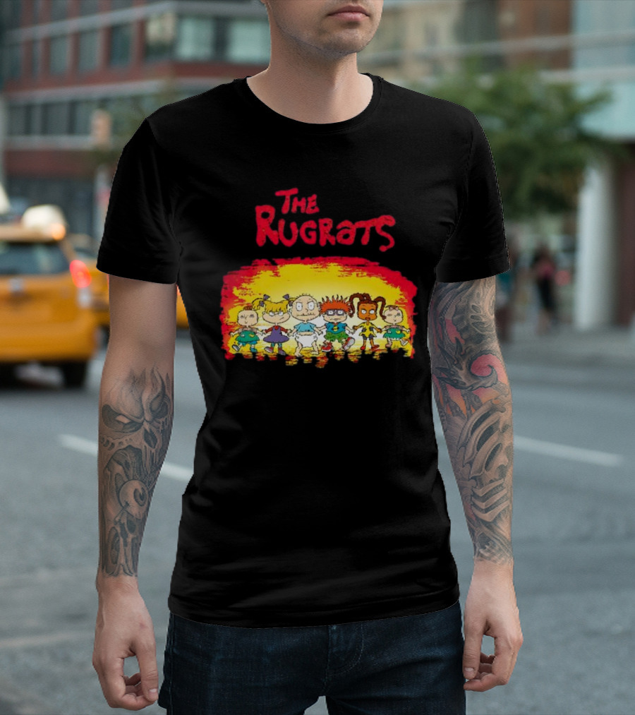 The Rugrats Characters X The Warriors Fusion T-Shirt