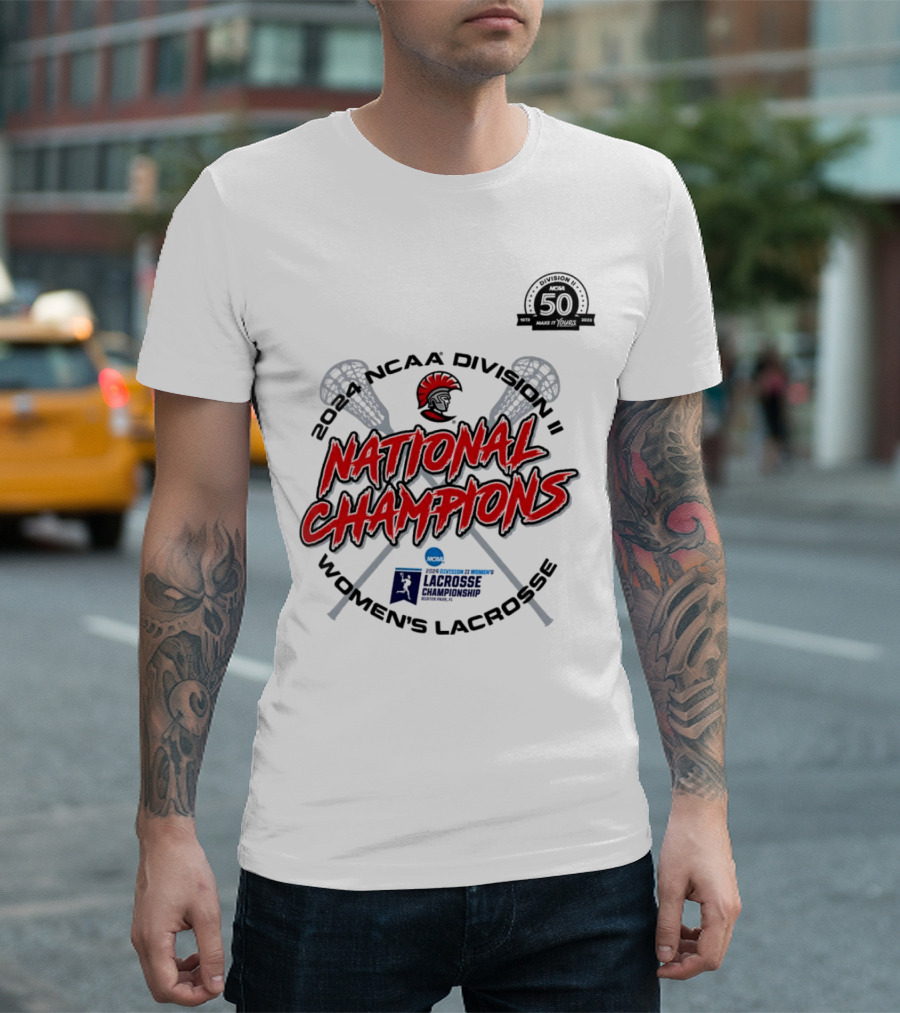 Tampa Spartans 2024 NCAA Division II Women's Lacrosse National Champions T-Shirt